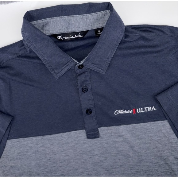 Travis Mathew Other - Travis Mathew Golf Polo Michelob Ultra Beer Logo Navy Blue Mens Medium